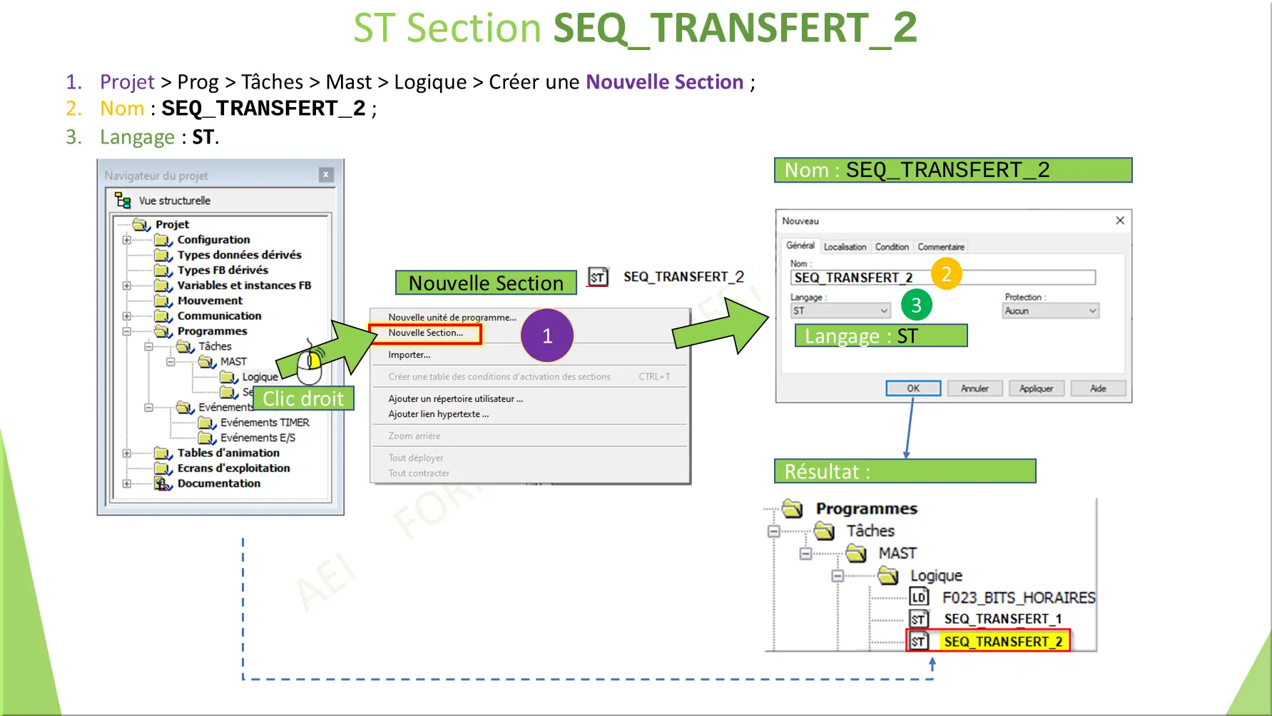 ST Section SEQ_TRANSFERT_2